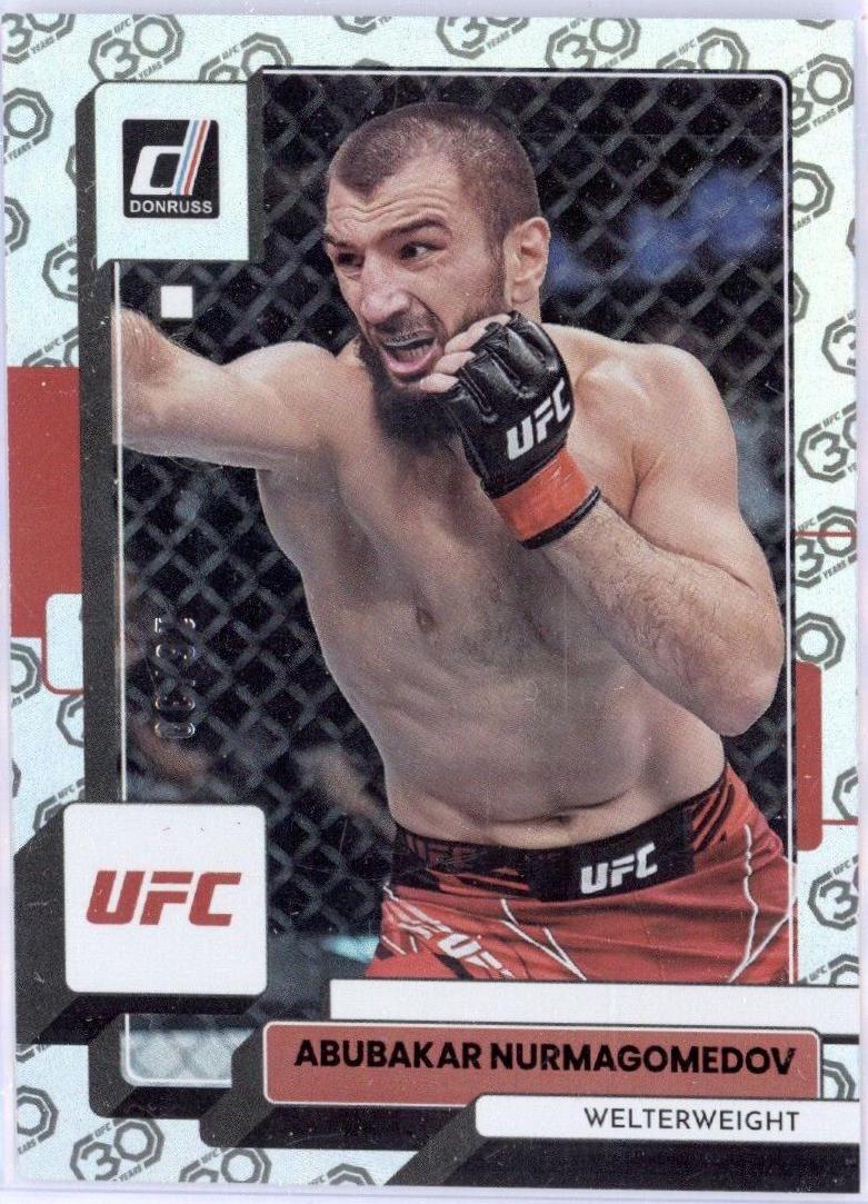 Abubakar Nurmagomedov 2023 Panini Donruss UFC Base #6 30th Anniversary