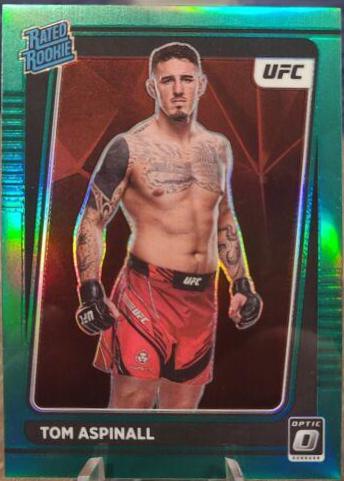 Tom Aspinall 2022 Panini Donruss Optic UFC Base #120 Green