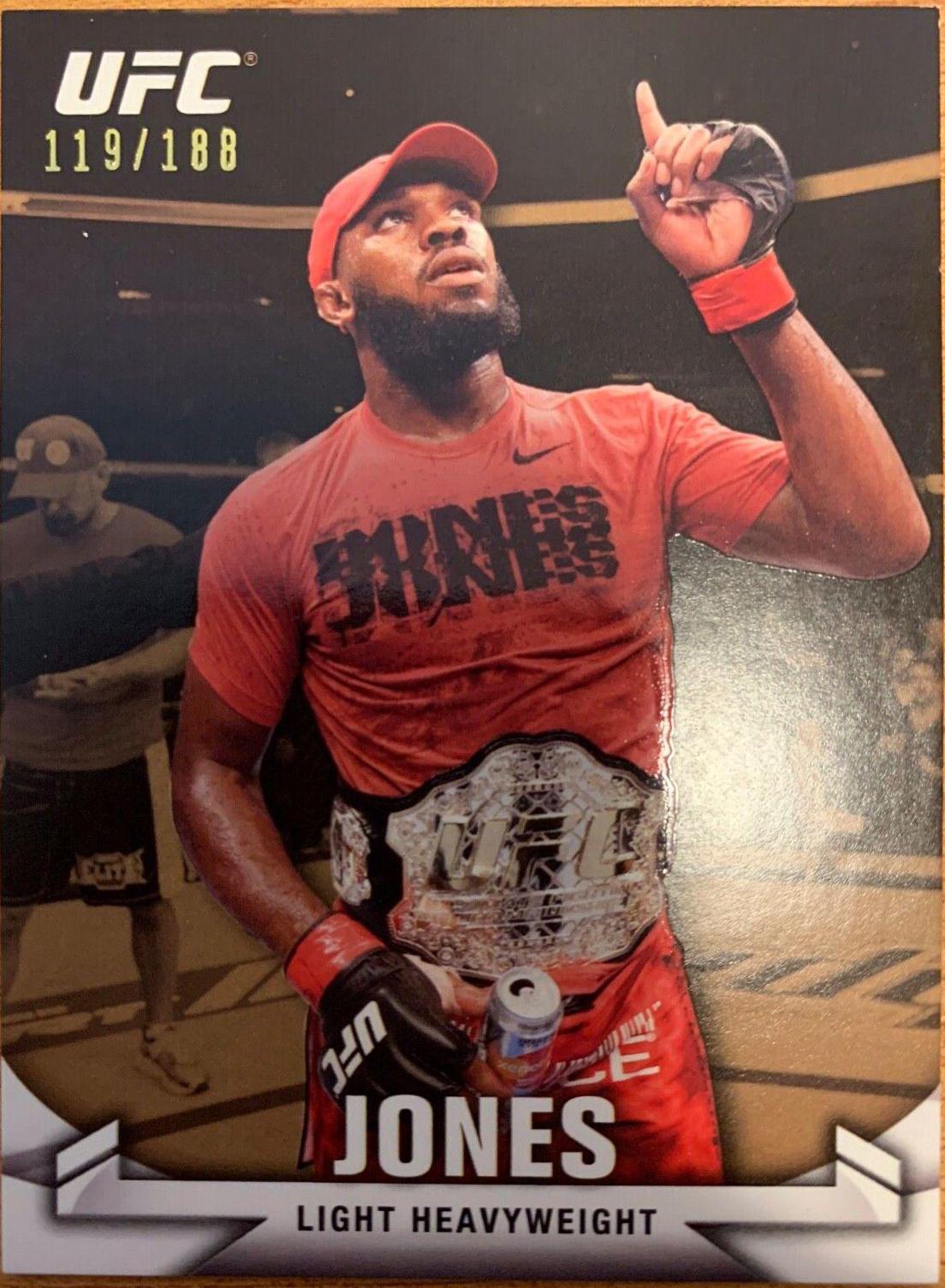 Jon Jones 2013 Topps UFC Knockout Base #25 Gold