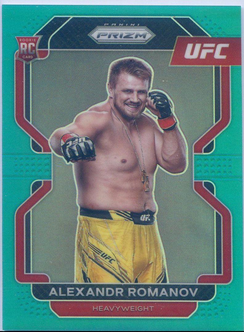 Alexandr Romanov 2022 Panini Prizm UFC Base #137 Teal