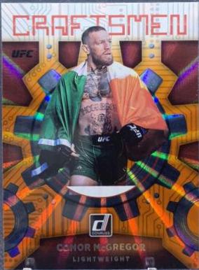 Conor McGregor 2022 Panini Donruss UFC Craftsmen #17 Orange