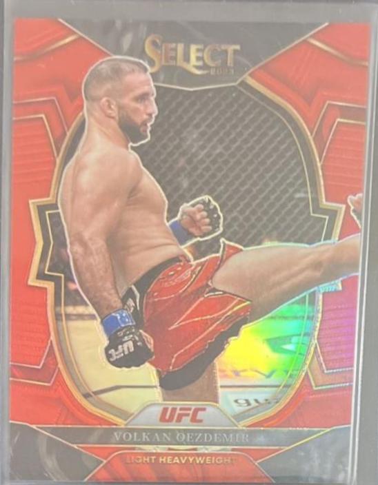 Volkan Oezdemir 2023 Panini Select UFC Concourse #25 Red