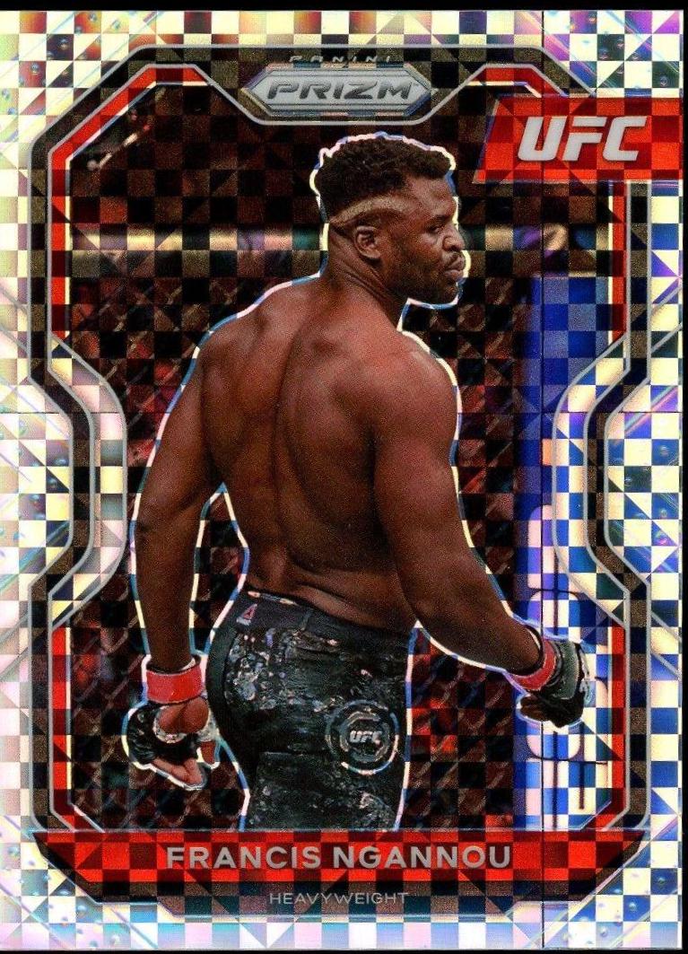 Francis Ngannou 2021 Panini Prizm UFC Base #52 Lucky Envelopes