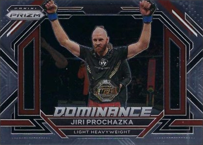 Jiri Prochazka 2023 Panini Prizm UFC Dominance #12 Black