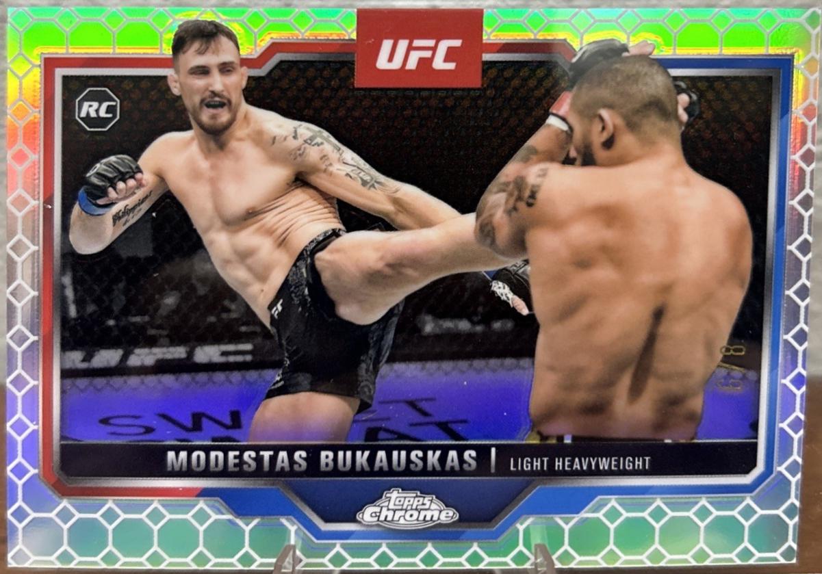 Modestas Bukauskas 2025 Topps Chrome UFC Base #8 OctaFractor