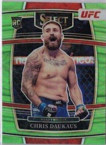 Chris Daukaus 2022 Panini Select UFC Concourse #79 Green