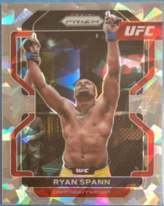 Ryan Spann 2022 Panini Prizm UFC Base #152 Ice