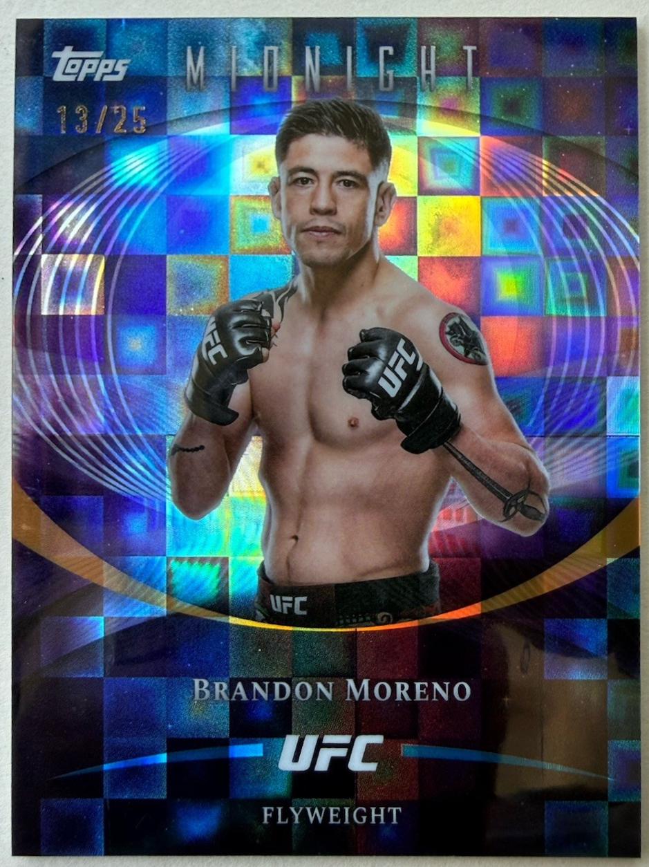 Brandon Moreno 2026 Topps Midnight UFC Base #72 Moonrise