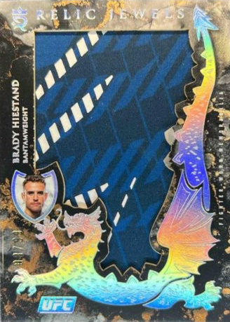 Brady Hiestand 2025 Topps Royalty UFC Relic Jewels #RJ-BH Green