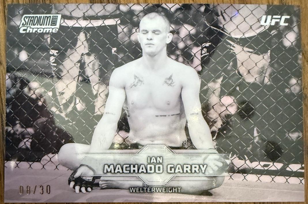 Ian Machado Garry 2026 Topps Stadium Club UFC Chrome Base #CB-52 Superfractor