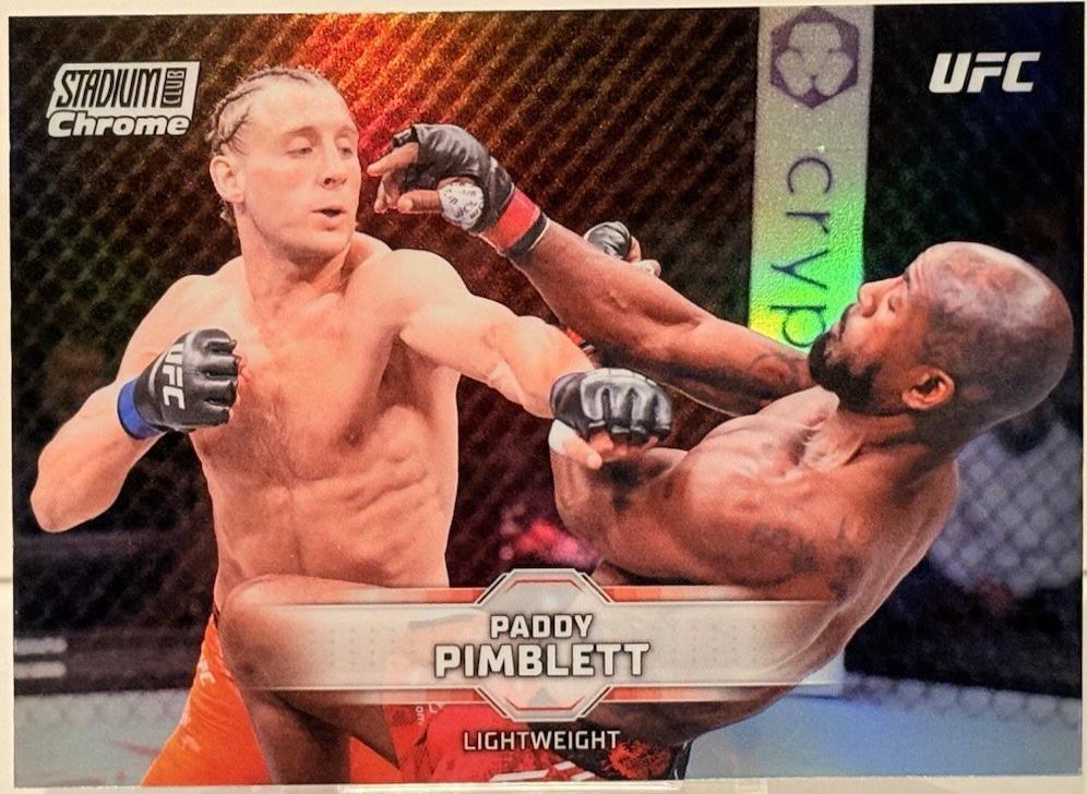 Paddy Pimblett 2026 Topps Stadium Club UFC Chrome Base #CB-9 Refractor