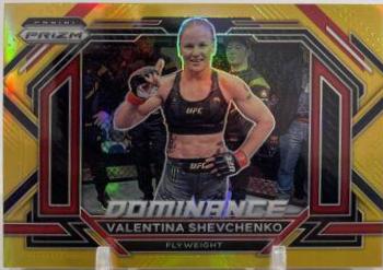 Valentina Shevchenko 2023 Panini Prizm UFC Dominance #9 Gold