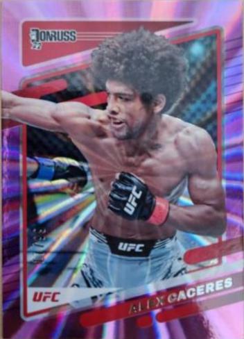 Alex Caceres 2022 Panini Donruss UFC Base #121 Purple Laser