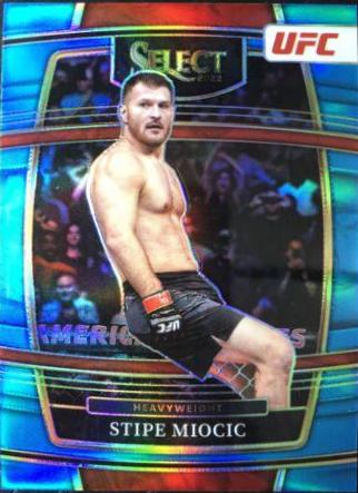 Stipe Miocic 2022 Panini Select UFC Concourse #85 Light Blue