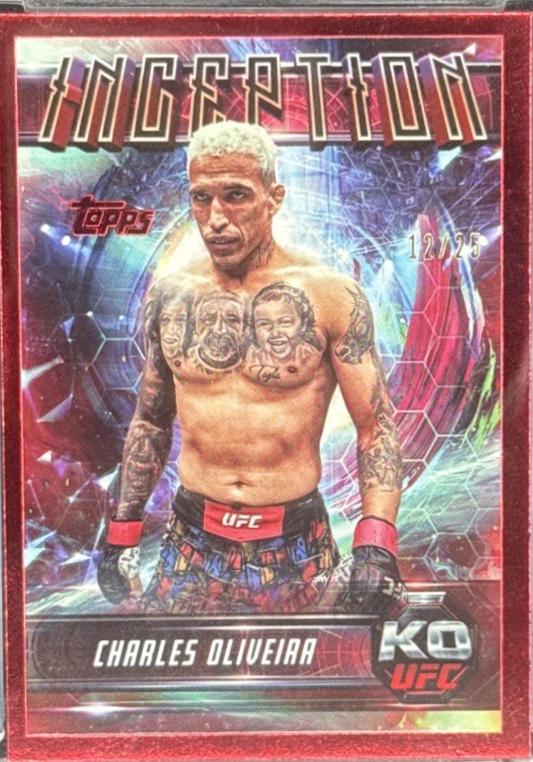 Charles Oliveira 2025 Topps Knockout UFC Inception #IN-70 Red