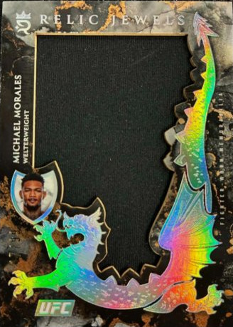 Michael Morales 2025 Topps Royalty UFC Relic Jewels #RJ-MM Gold