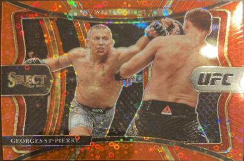 Georges St-Pierre 2021 Panini Select UFC Premier Level #135 Red Disco