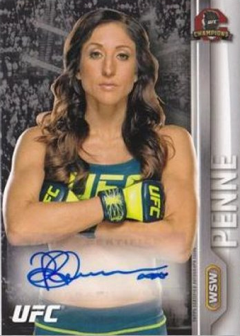 Jessica Penne 2015 Topps UFC Champions Autographs #FA-JP Platinum