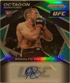 Rodolfo Vieira 2021 Panini Prizm UFC Octagon Signatures #OS-RDF Green