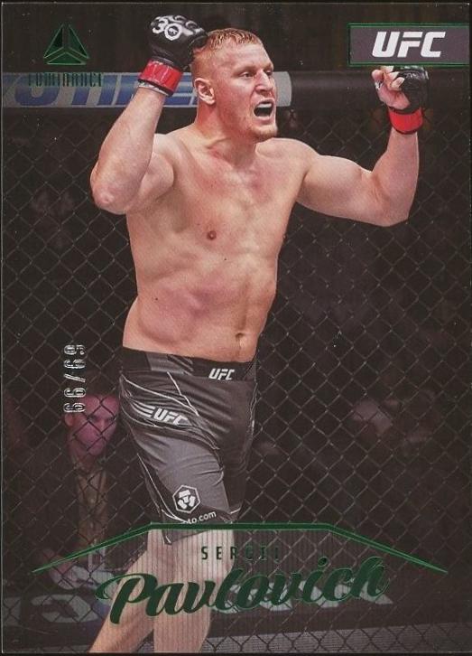 Sergei Pavlovich 2023 Panini Chronicles UFC Base Luminance #152 Green