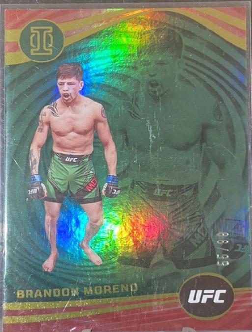 Brandon Moreno 2023 Panini Chronicles UFC Base Illusions #278 Green