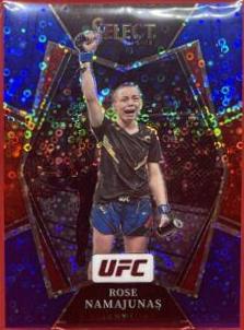 Rose Namajunas 2022 Panini Select UFC Premier Level #173 Blue Disco