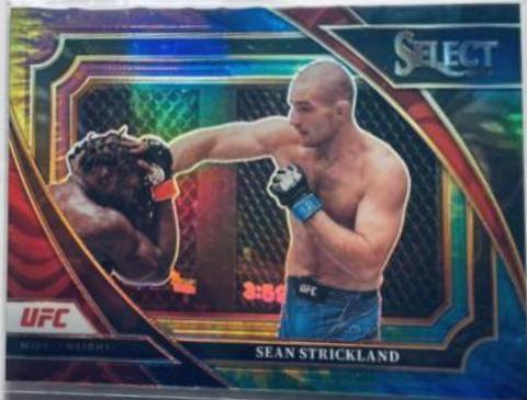 Sean Strickland 2023 Panini Select UFC Mezzanine #400 Tie Dye