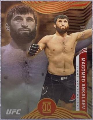Magomed Ankalaev 2022 Panini Chronicles UFC Base Illusions #276 Gold