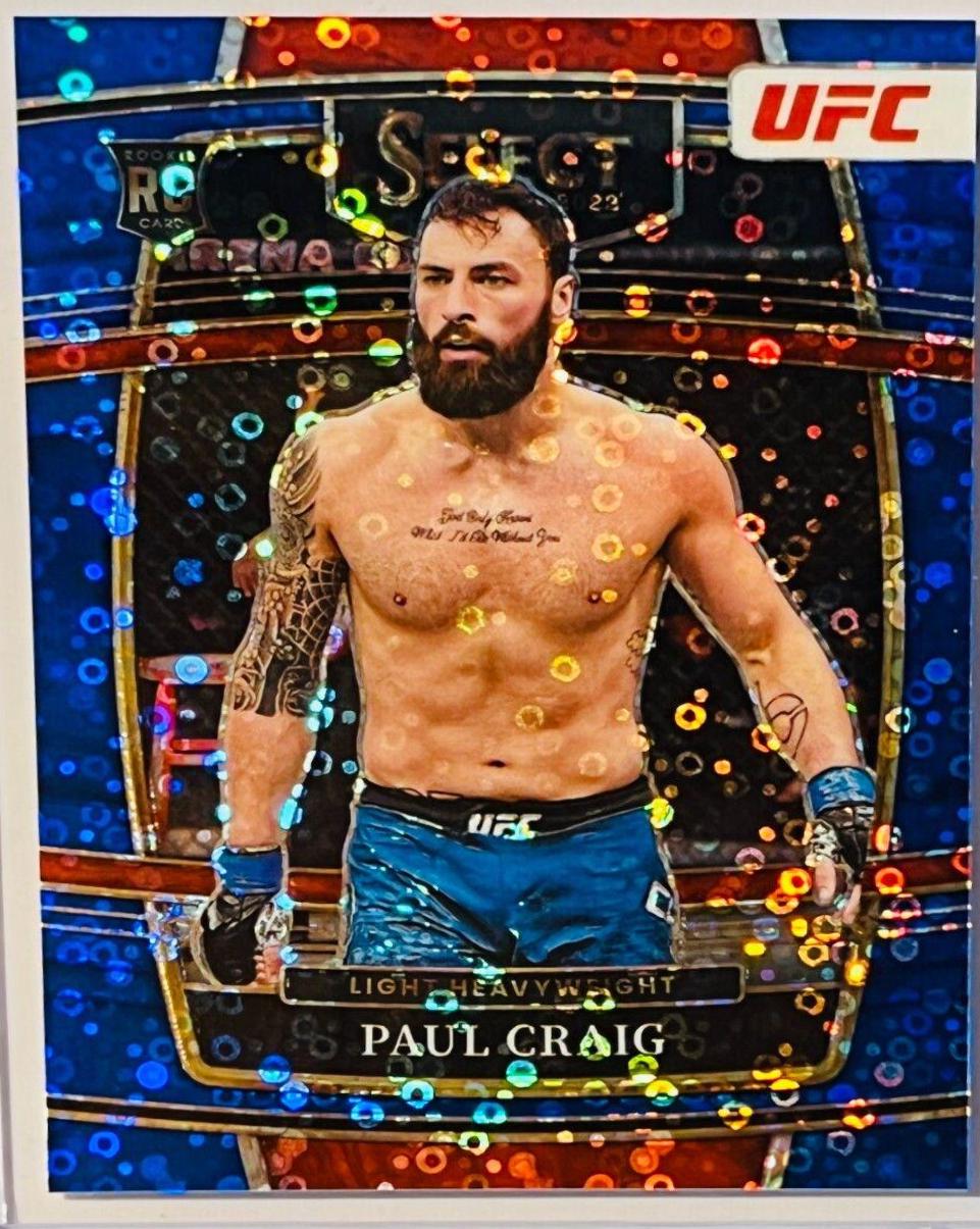 Paul Craig 2022 Panini Select UFC Concourse #99 Blue Disco