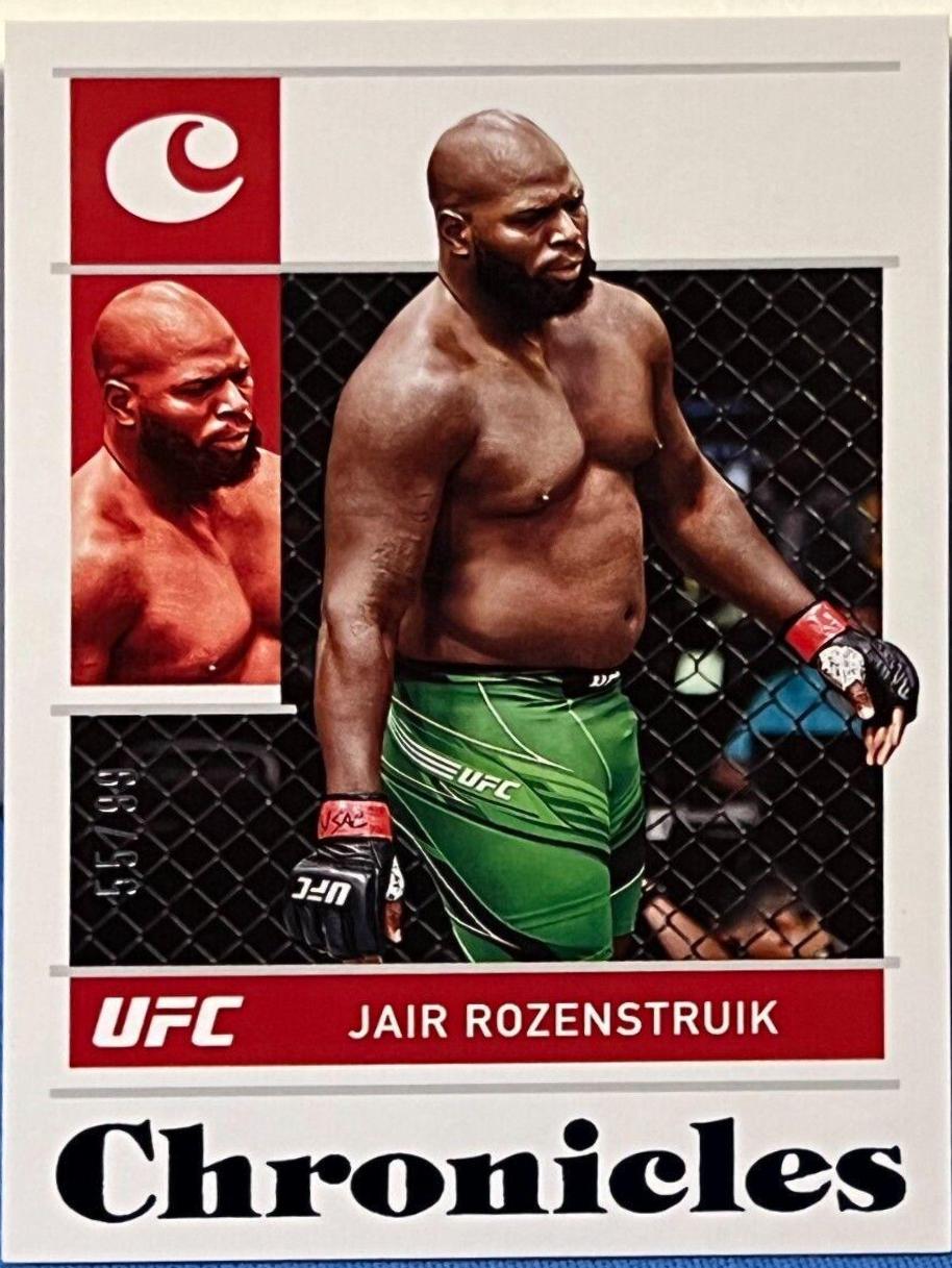 Jairzinho Rozenstruik 2022 Panini Chronicles UFC Base Chronicles #74 Blue