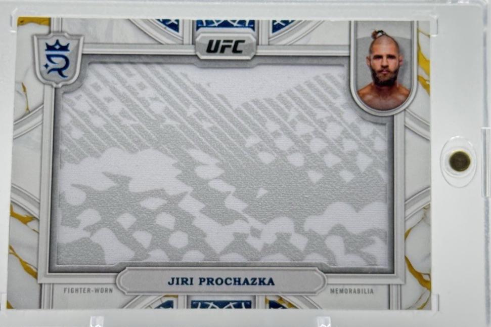 Jiri Prochazka 2024 Topps Royalty UFC Relic Jewels #RCJ-15 Blue
