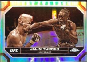 Jalin Turner 2024 Topps Chrome UFC Base #88 Sepia Refractor
