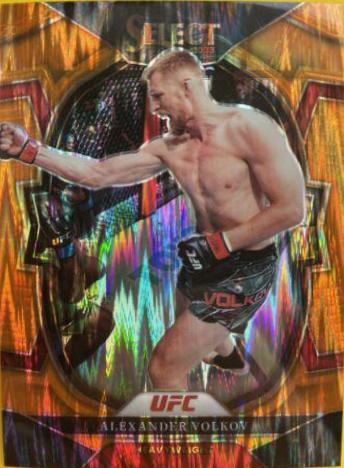 Alexander Volkov 2023 Panini Select UFC Concourse #48 Orange Flash