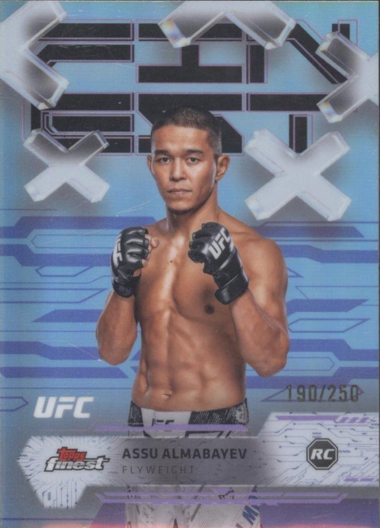 Assu Almabayev 2025 Topps Finest UFC Base Common #94 Purple Refractor