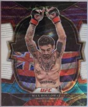Max Holloway 2023 Panini Select UFC Octagonside #233 Zebra