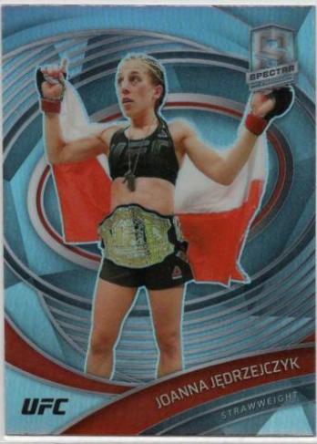 Joanna Jędrzejczyk 2021 Panini Chronicles UFC Base Spectra #296 Gold