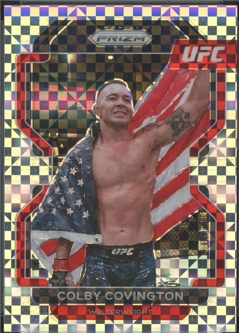 Colby Covington 2022 Panini Prizm UFC Base #121 Lucky Envelopes