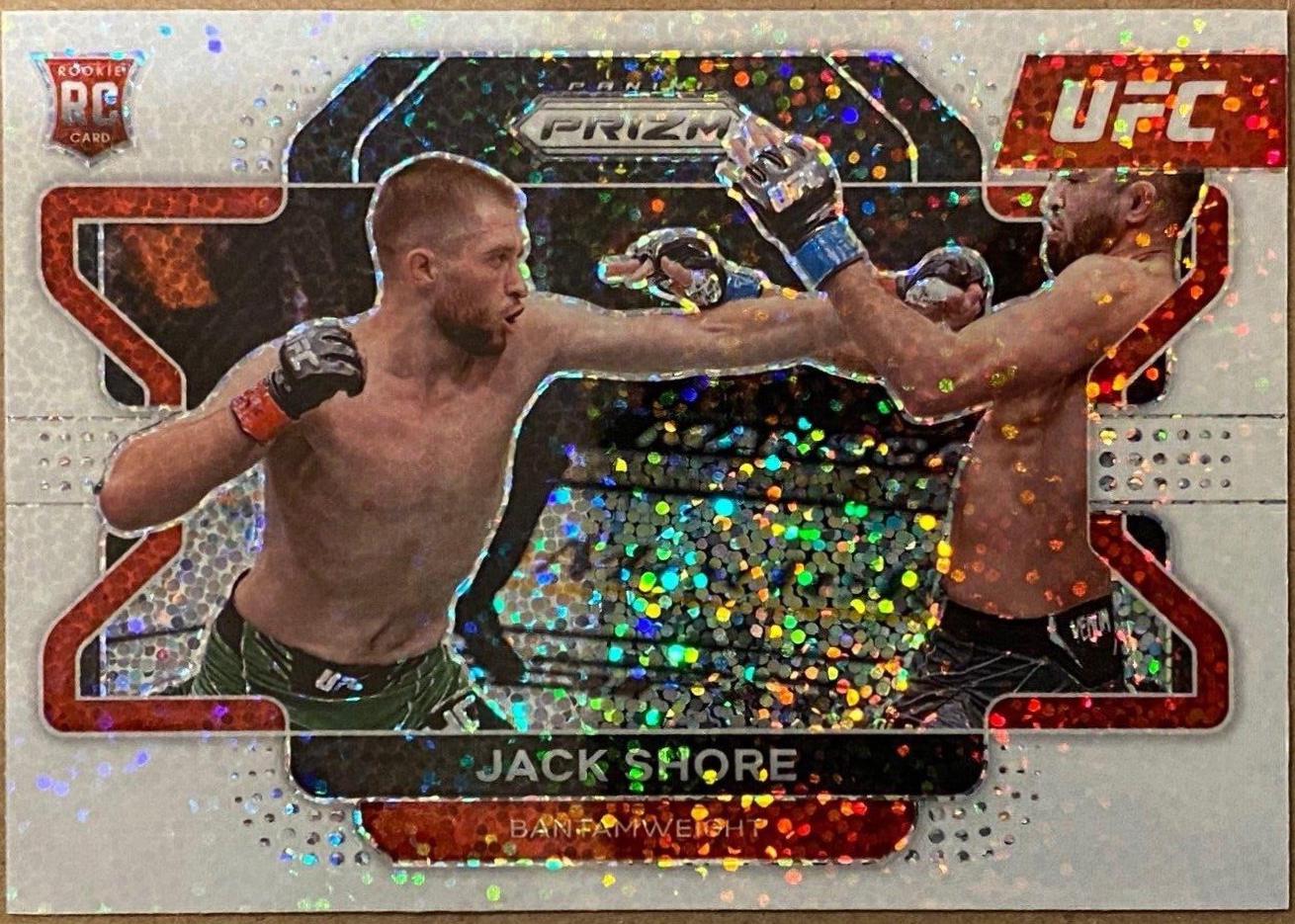 Jack Shore 2022 Panini Prizm UFC Base #33 White Sparkle