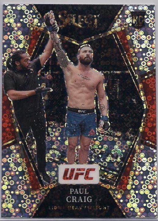Paul Craig 2022 Panini Select UFC Premier Level #195 Disco