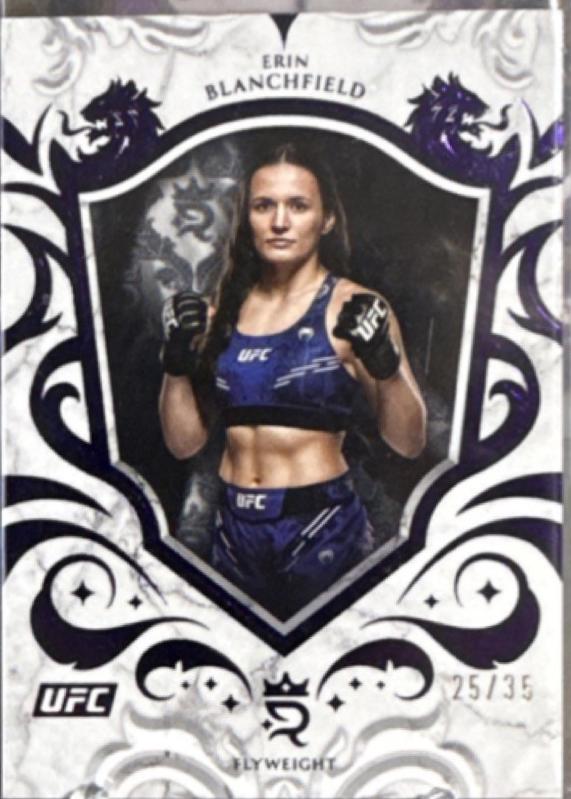 Erin Blanchfield 2025 Topps Royalty UFC Base #52 Purple