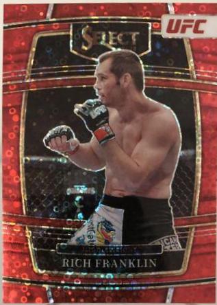 Rich Franklin 2022 Panini Select UFC Concourse #72 Red Disco