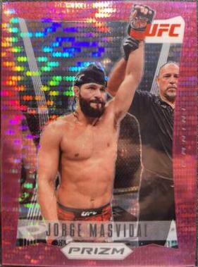 Jorge Masvidal 2022 Panini Prizm UFC Prizm Flashback #15 Pink Pulsar