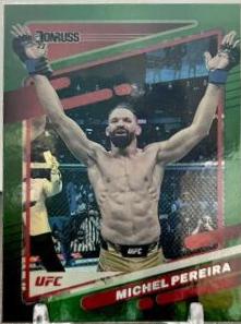 Michel Pereira 2022 Panini Donruss UFC Base #127 Green