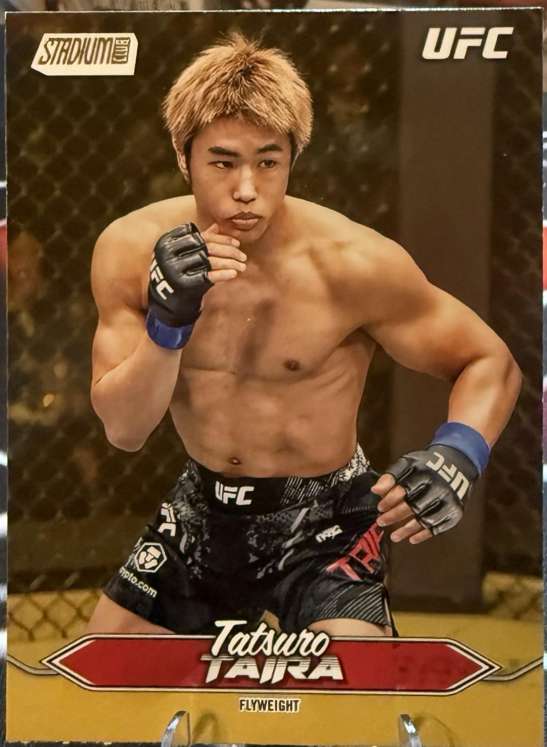 Tatsuro Taira 2025 Topps Stadium Club UFC Base #58 Gold