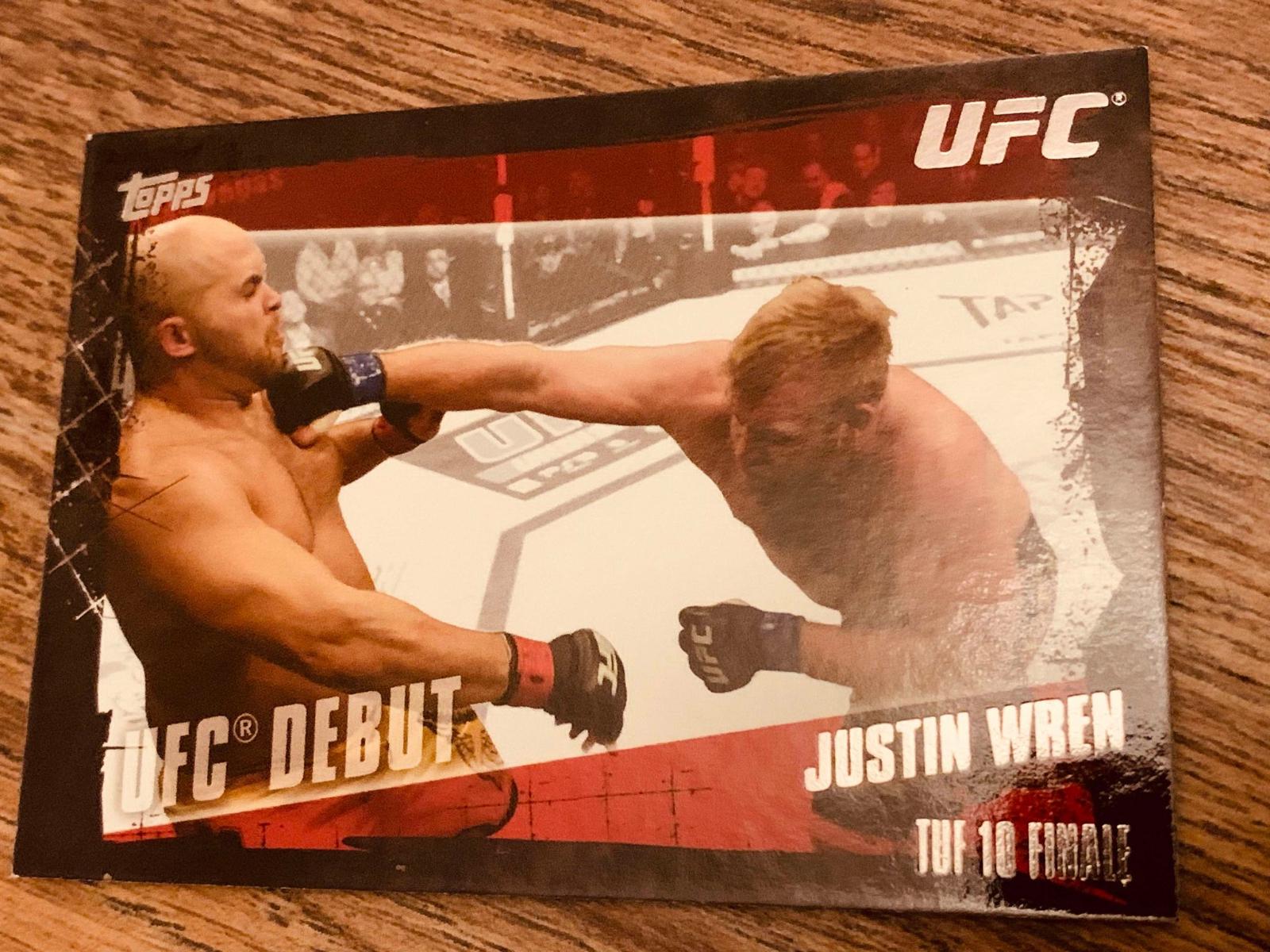 Justin Wren 2010 Topps UFC Base #141 Silver