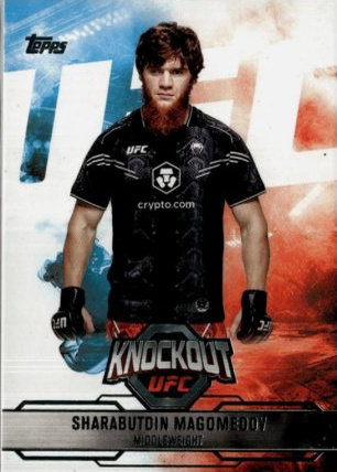 Shara Magomedov 2025 Topps Knockout UFC Base #96 Gold