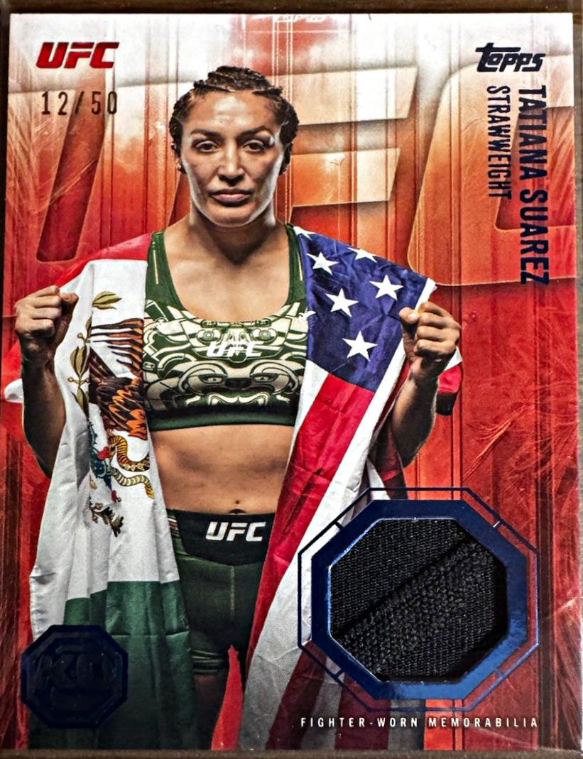 Tatiana Suarez 2026 Topps Knockout UFC Knockout Relics #KOR-TS Blue