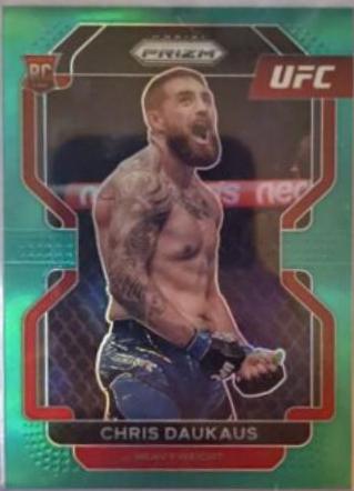 Chris Daukaus 2022 Panini Prizm UFC Base #199 Teal