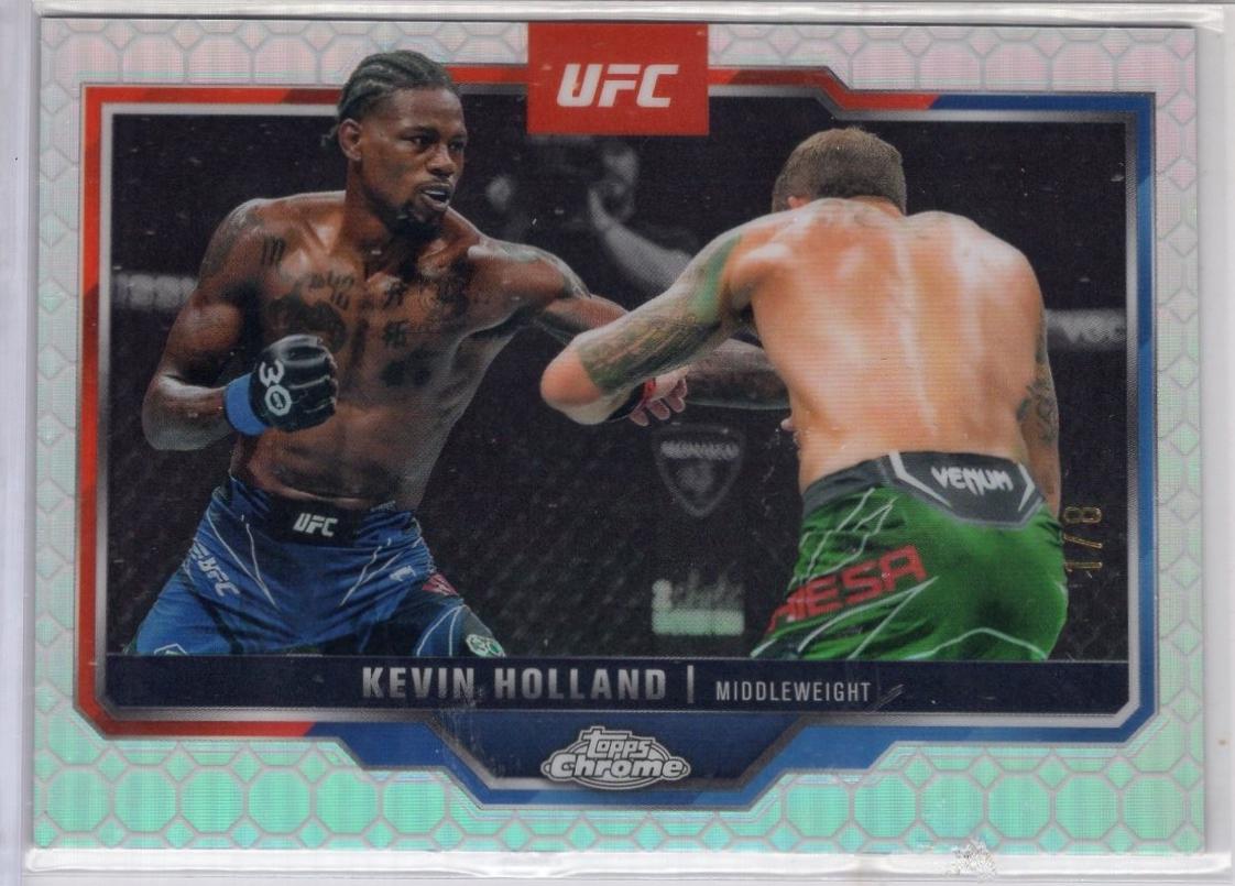 Kevin Holland 2025 Topps Chrome UFC Base #110 OctaFractor
