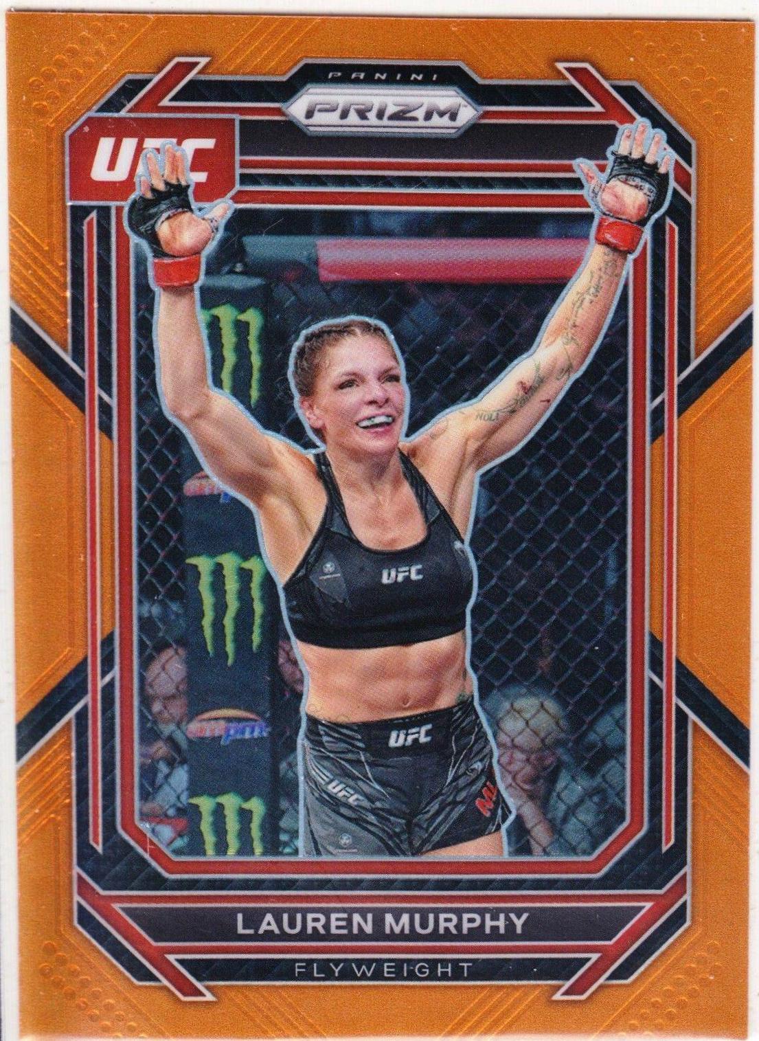 Lauren Murphy 2023 Panini Prizm UFC Base #160 Orange